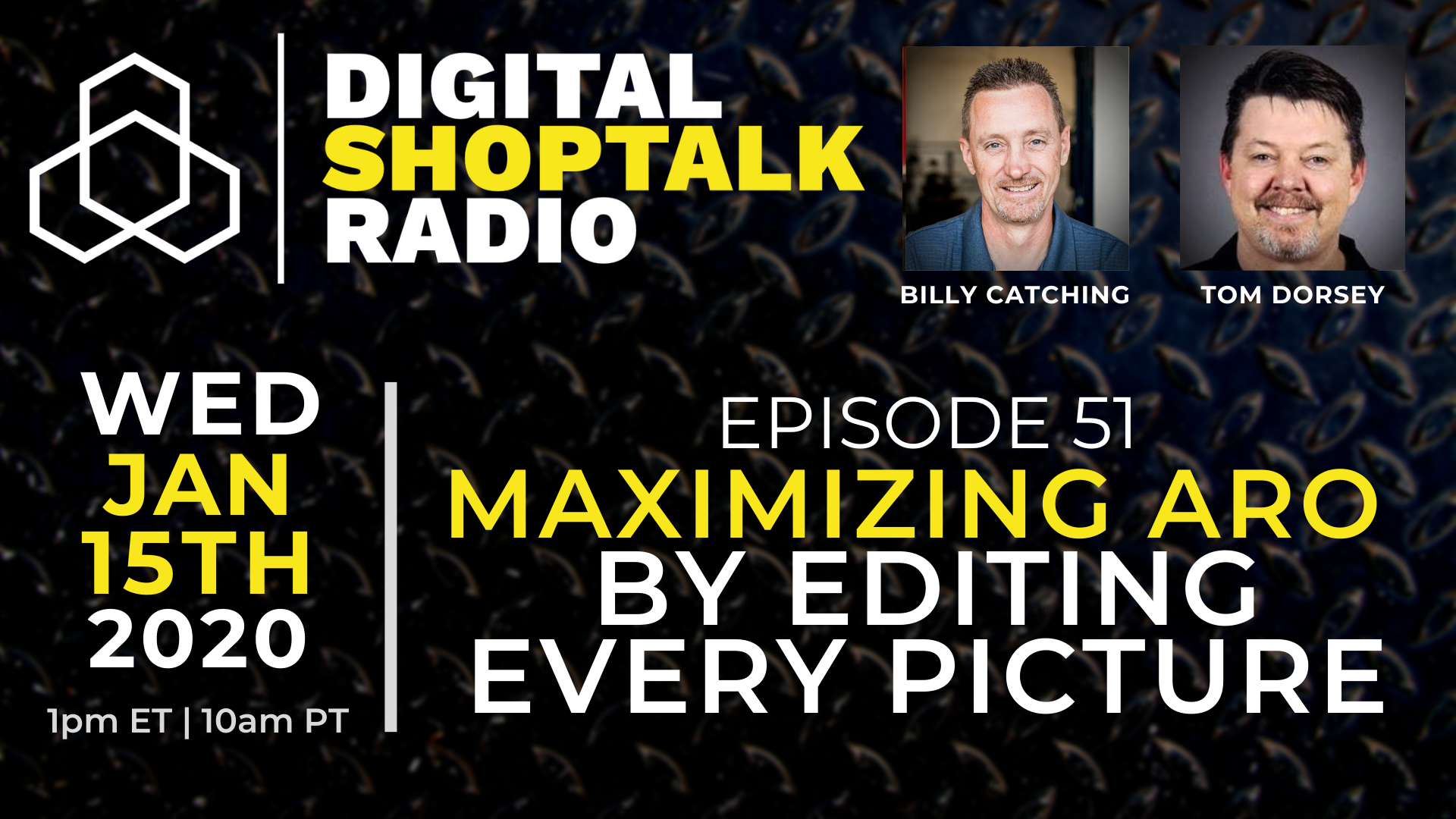 Ep.-51-Jan.-15-1 Promotional Graphic Digital Shop Talk Radio Episode 51.