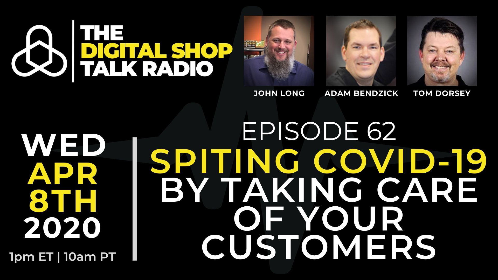 Ep.-62-Apr.-8 Promotional Graphic for Digital Shop Talk Radio Episode 62.