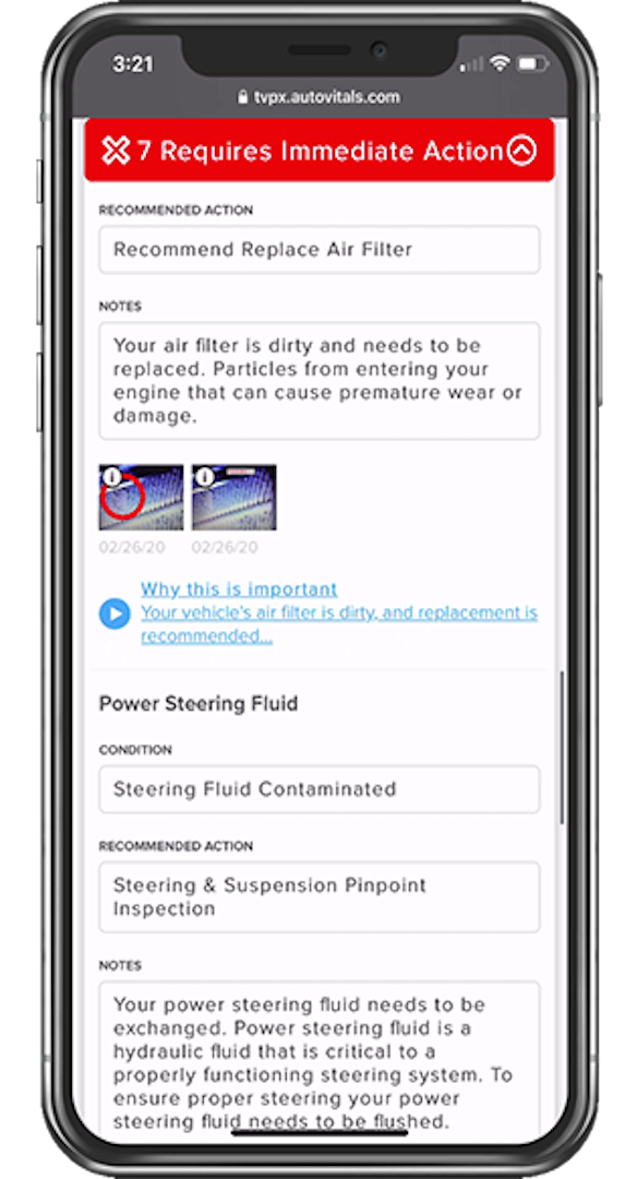 InspectionResultNeedsAttention2 Detailed Inspection Results.