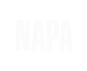 NAPA-logo NAPA logo white.