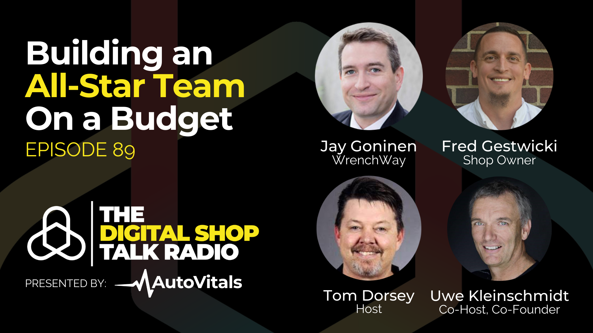 Ep. 89 Promotional Graphic Digital Shop Talk Radio Episode 89.