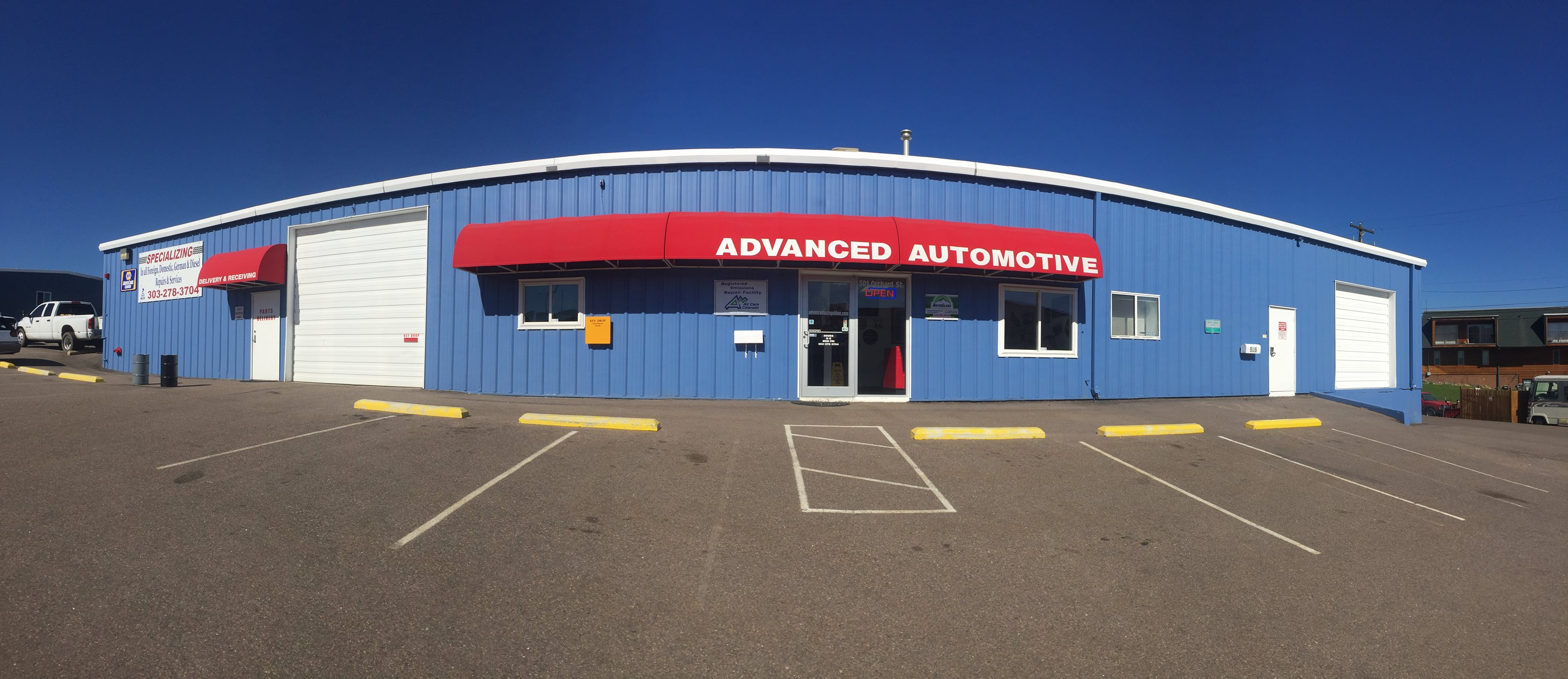 image (1) Advanced Automotive's store front.